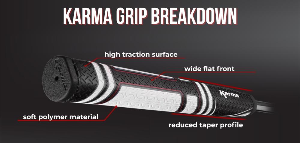 key features of the Karma Big Softy 1.3 Putter Grips