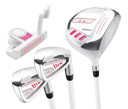 Orlimar ATS Girl Pink series set (driver, 7-iron, wedge, and putter)