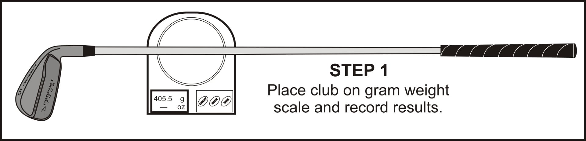 Hireko Swingweight Scale Calculator Step 1