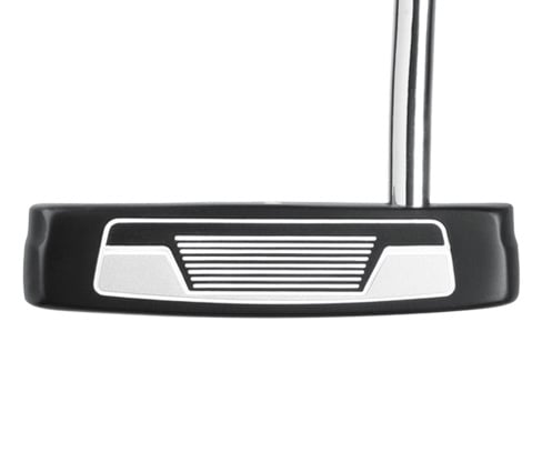 Orlimar F70 putter’s soft TPU face insert with white score lines