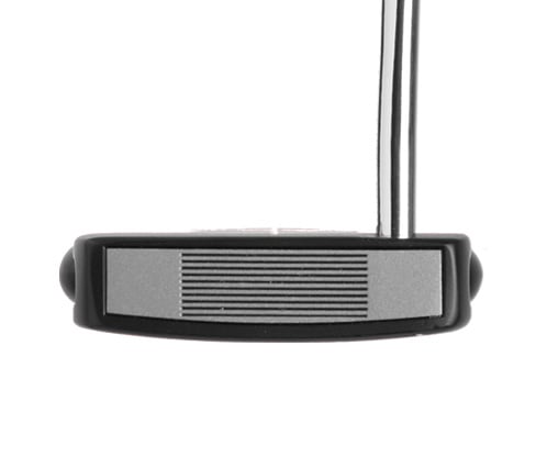 Soft TPU face insert of the of the Black/Silver Orlimar F80 putter