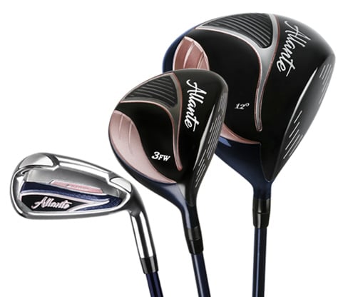 Orlimat Allante iron, #3 fairway wood and 12 degree driver