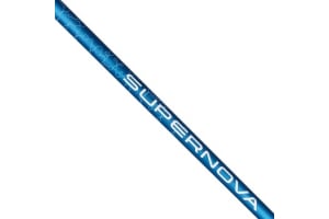 up close view of the blue SK Fiber Supernova graphite shaft