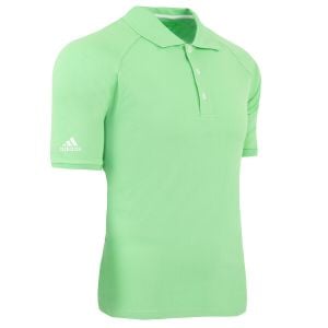 adidas Men's ClimaLite Blended Pique Polo, Greenwich/White