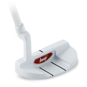 angled cavity view of the Bionik 105 Nano White Putter