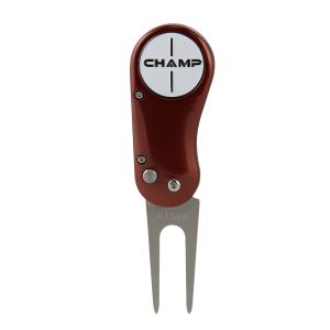 Champ FLIX PRO Collapsible Divot Repair Tool - Red