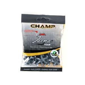 Champ Zarma Tour Fast-Twist 3.0 Golf Spikes - Black/Silver