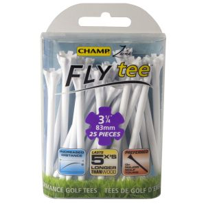Champ Zarma FLYTee - 3.25" White Golf Tees 25 pack