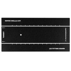 Dynacraft Heavy Duty Lie Fitting Board with pre-drilled hole for golf ball