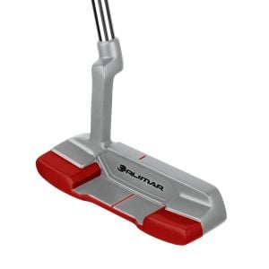 angled cavity back view of Orlimar F1 Putter - Silver/Red