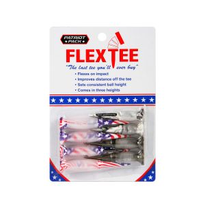 FlexTee™ Flexible Golf Tees (8 Pack), Patriot Pack