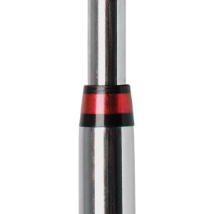 black ferrule with red trim ring on top of a hosel