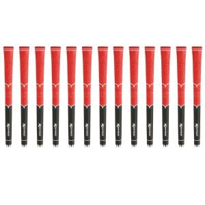 Karma V-Cord Black/Red Standard - 13 Piece Golf Grip Bundle