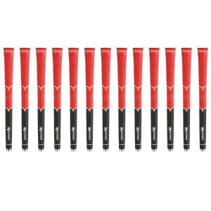 Karma V-Cord Black/Red Standard - 13 Piece Golf Grip Bundle