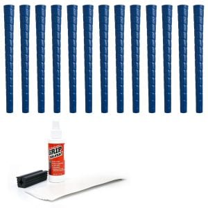 Star Classic Wrap - 13 piece Golf Grip Kit (with tape, solvent, vise clamp) - Blue, Undersize