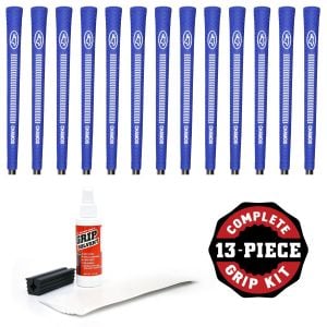 Avon Chamois Blue Standard - 13 piece Golf Grip Kit (with tape, solvent, vise clamp)