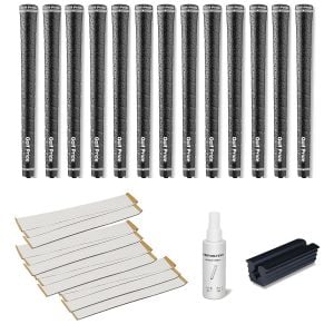 Golf Pride Tour Wrap Golf Grip Kit (13 Piece with tape, solvent, vise clamp)