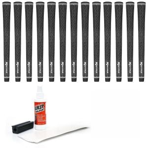 Karma Velour Full Cord Jumbo Plus - 13 piece Golf Grip Kit (with tape, solvent, vise clamp)