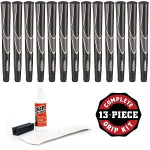 JumboMax Tour Series - 13 piece Golf Grip Kit (with tape, solvent, vise clamp)