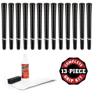 JumboMax Wrap Medium (+5/16") - 13 piece Golf Grip Kit (with tape, solvent, vise clamp)