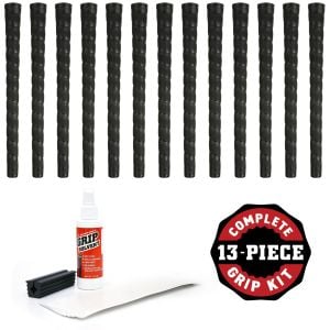 Tacki-Mac Men's #10 Standard - 13 piece Golf Grip Kit (with tape, solvent, vise clamp)