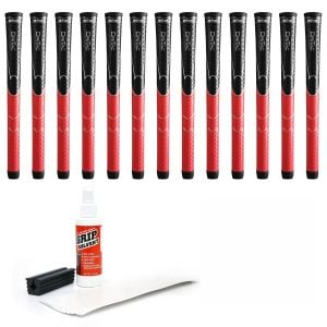 Winn DriTac Standard Black/Red - 13pc Grip Kit (with tape