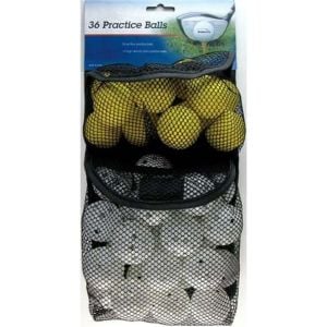 Intech Golf 36 Pack Practice Balls (24 with Holes, 12 Foam)