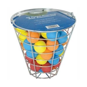 Intech Range Bucket with 48 Multi-Color Foam Golf Balls