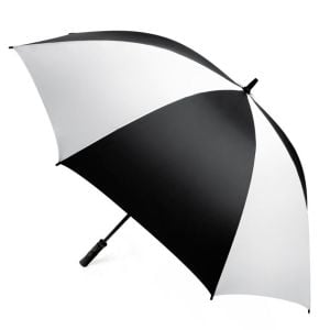 Tour Gear 62 Inch Deluxe Golf Umbrella - Black/White