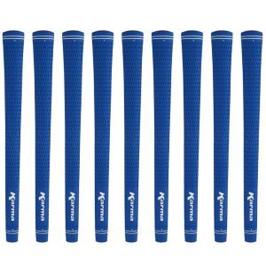 Karma Velour Blue Jumbo (+1/16") - 9 Piece Golf Grip Bundle