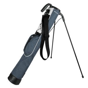 Orlimar Pitch 'n Putt Golf Lightweight Stand Carry Bag, Plaid Poly Steel Blue