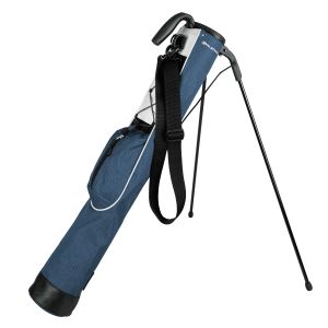 Orlimar Pitch 'n Putt Golf Lightweight Stand Carry Bag, Plaid Poly Azure Blue