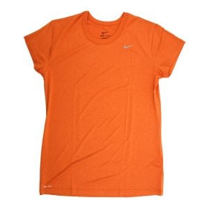 Nike Women's Short Sleeve Performance Tee Shirt - Orange