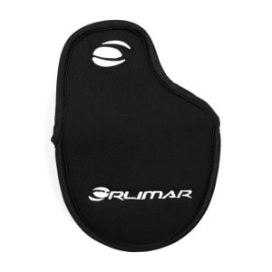 back of the Orlimar Mallet Putter Headcover with flap open