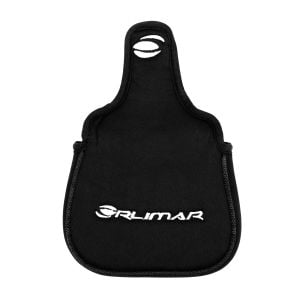 top view of the Orlimar Square Mallet Putter Headcover with flap open