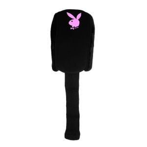 Black Playboy Driver Headcover with Pink Bunny Logo
