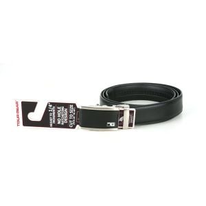 Tour Gear Custom Fit Golf Belt Black with Satin Black & Silver Buckle (with Hangtag)