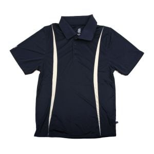 PGA TOUR Men's Navy w/ White Print Polo Shirt