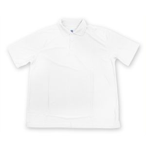 PGA TOUR Men's White Solid Polo Shirt
