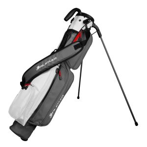 Orlimar Pitch 'N Putt Elite Gray/White Synthetic Leather Sunday Golf Bag