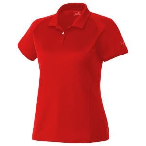 Puma Essential Women's Golf Polo Shirt - High Risk Red - Medium
