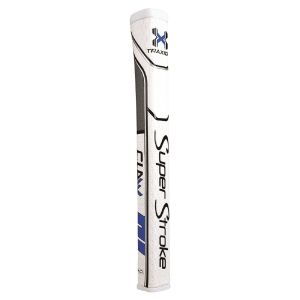 SuperStroke Traxion Claw 2.0 Golf Putter Grip - White/Blue/Grey