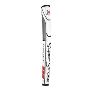 SuperStroke Traxion 1.0PT Putter Grip - White/Red/Grey