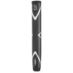 Winn Pro X 1.60" Black/Silver Putter Grip