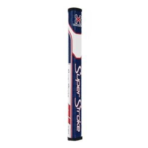 SuperStroke Traxion Flatso 1.0 Putter Grip - Red/White/Blue