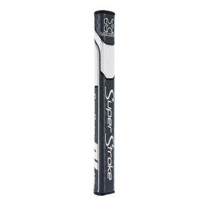 SuperStroke Traxion Flatso 2.0 Golf Putter Grip - Grey/White