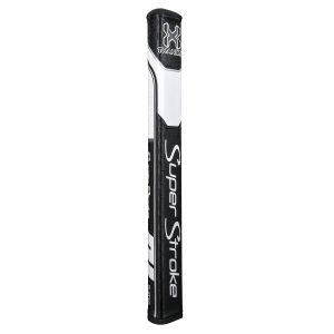 SuperStroke Traxion Flatso 2.0 Golf Putter Grip - Black/White