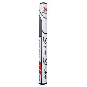 SuperStroke Traxion Tour 1.0 Golf Putter Grip - White/Red/Grey