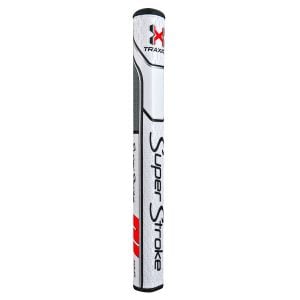SuperStroke Traxion Tour 2.0 Putter Grip - White/Red/Grey
