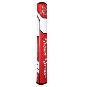 SuperStroke Traxion Tour 3.0 Golf Putter Grip - Red/White